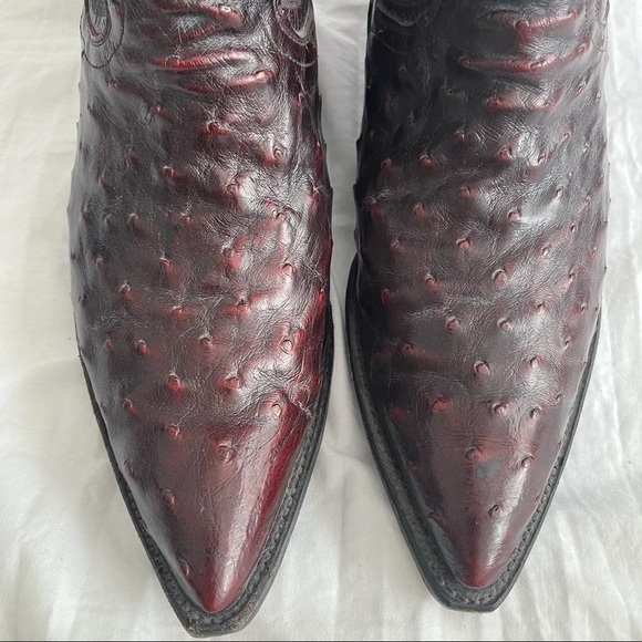 Sterling River Womens Leather Cowboy Boots Shoes - Picture 4 of 5